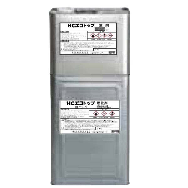 HCエコトップ 保土谷建材 14kgセット グリーン 特注色 ウレタン 上塗り
