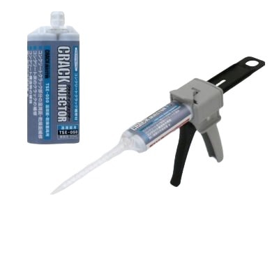 ヘルメチック クラックインジェクター TSE-050 セット 1本 専用ガン1丁