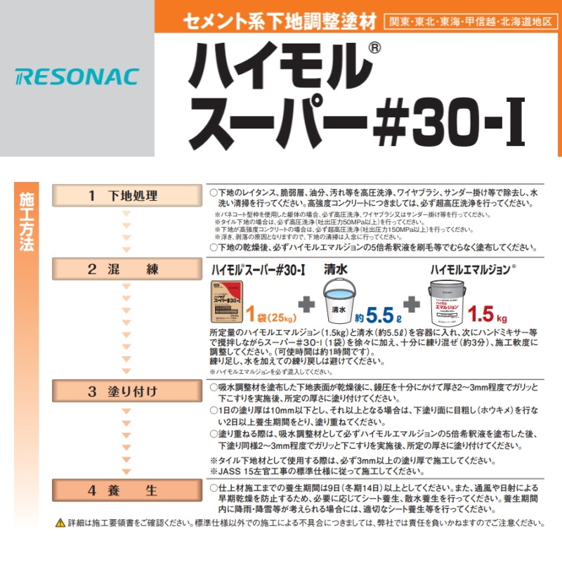 ハイモル スーパー#30-k #30-I 25kg袋 昭和電工 レゾナック建材