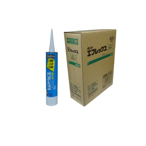 コニシ ボンド エフレックス 333ml グレー 10本箱 ゴショ | 補修材