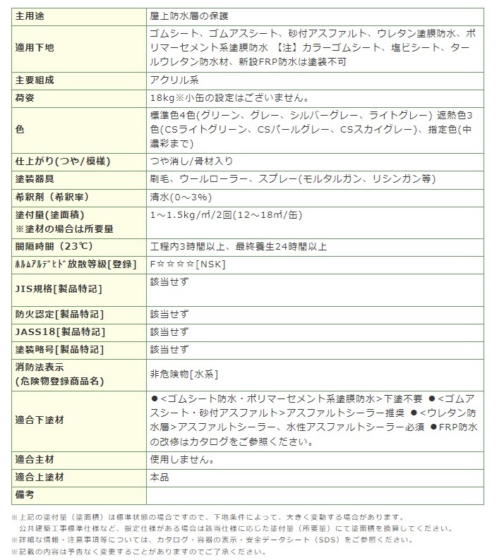 HPトップSA 遮熱 軽歩行用 18kg缶 スズカファイン 防水層上塗り 水系
