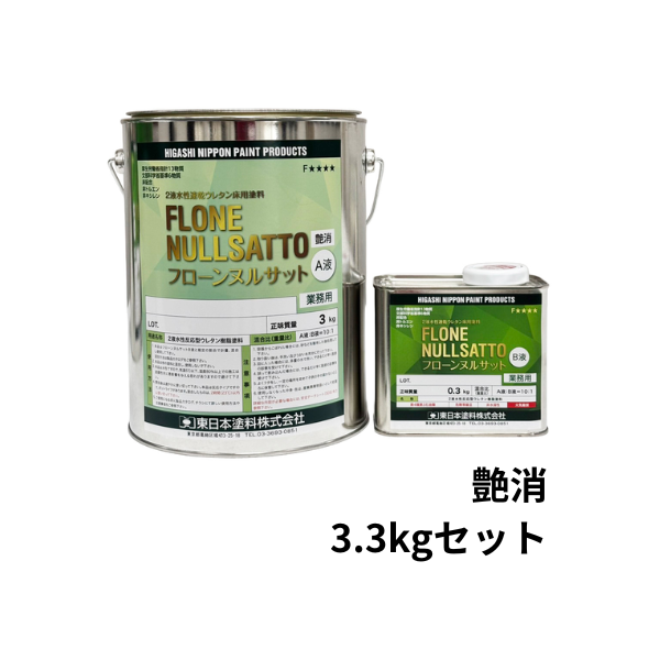フローンヌルサット 艶消 13.2kgセット 3.3kgセット 東日本塗料 水性