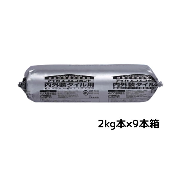 エコエコボンド SE-37 SE-38H 内外装タイル張り用接着剤 2kg×9本