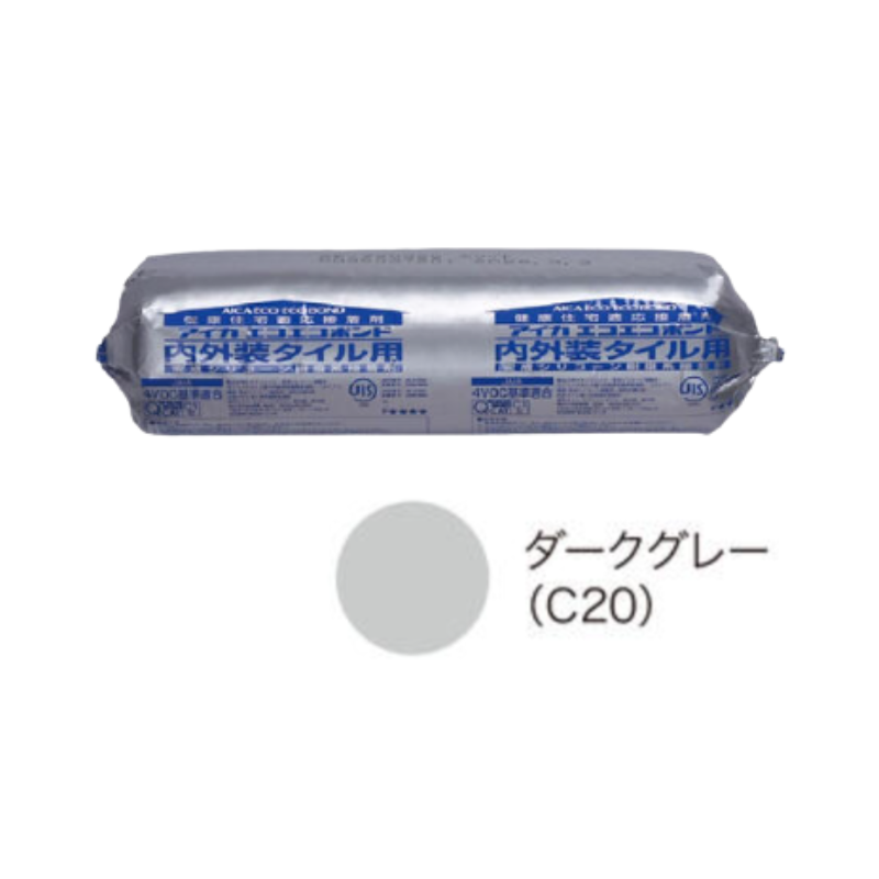 エコエコボンド SE-37 SE-38H 内外装タイル張り用接着剤 2kg×9本 ソーセージパック アイカ工業 タイル接着剤 モザイクタイル ブリックタイル 磁器質タイル対応 無溶剤 1液タイプ