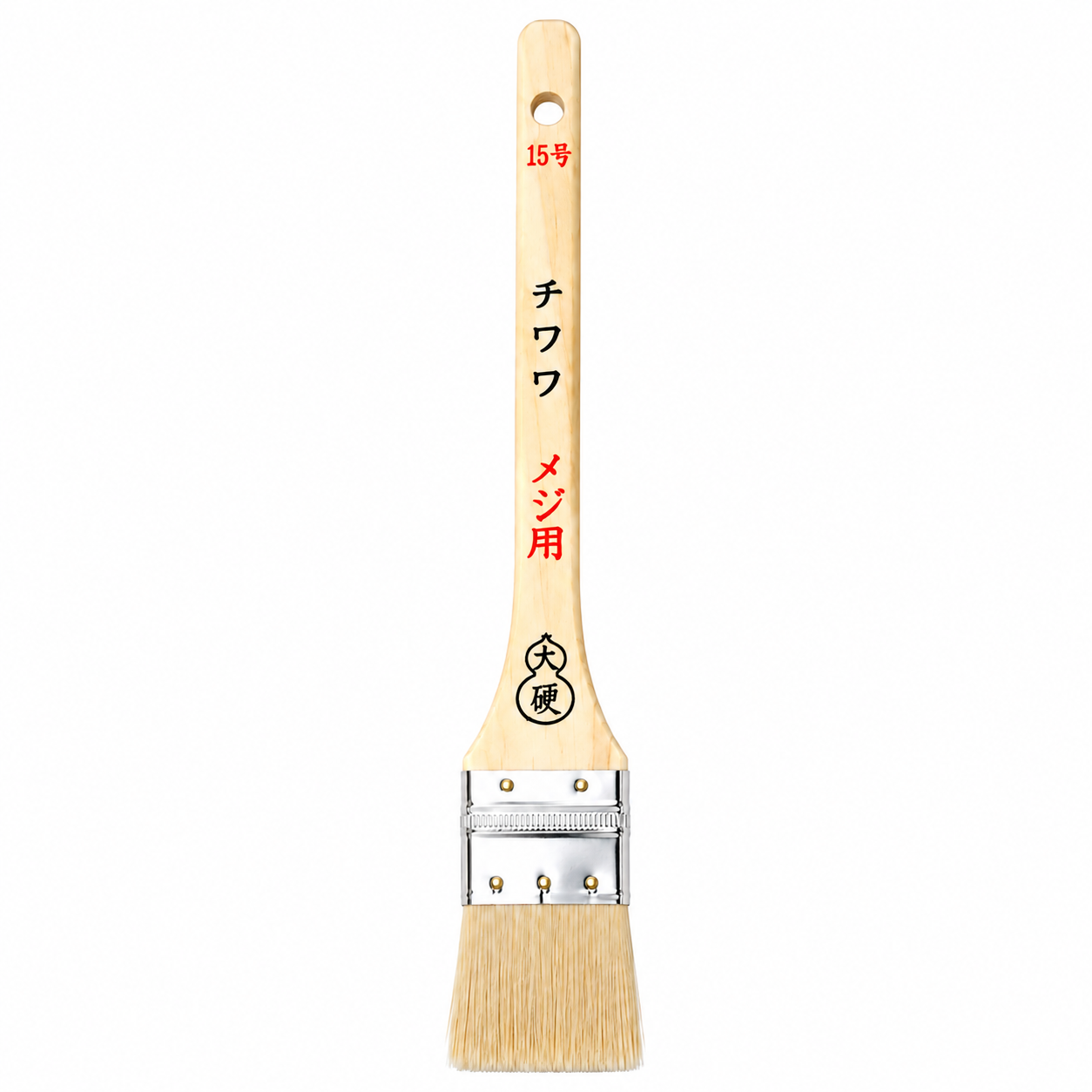 チワワ メジ刷毛 平型 短柄10号 長柄10号 15号 20号 10本束 タイホウ 豚毛 化繊 目地刷毛 塗装刷毛