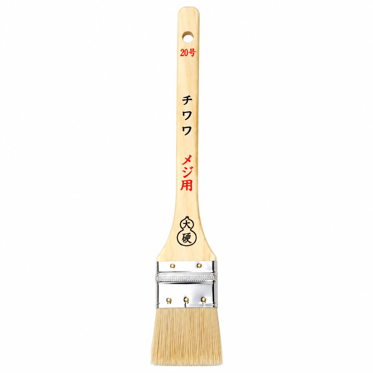 チワワ メジ刷毛 平型 短柄10号 長柄10号 15号 20号 10本束 タイホウ 豚毛 化繊 目地刷毛 塗装刷毛
