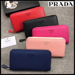 PRADA プラダ  サフィアーノ 長財布   5カラー  サイズ 23x18  【2019/09/10日登録】 商品コード：GEKIYASU L-00255|ウィメンズ
