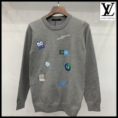 LV ルイヴィトン LOUIS VUITTO【送料無料】 刺繍セーター  男女兼用  M~XXL  【2019/10/27*185】 商品コード：GEKIYASU L-00923