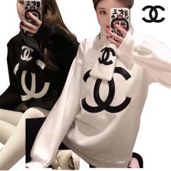 CHANEL シャネル【送料無料】ダブルCC マフラー クルーネックトレーナー  2カラー サイズ：S/M 【2020/11/20*95】   商品コード：GEKIYASU L-003868