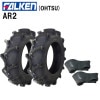 AR2 6-12 4PR タイヤ2本+チューブ2枚セット トラクター 前輪用