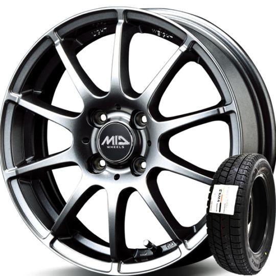VRX3【155/65R14】 2025年製造 新品スタッドレスタイヤ 2025年製造 ブリヂストン ブリザック VRX3 155/65R14+MID