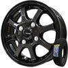 2025年製造 ダンロップ ウインターマックス LV01 145/80R12 80/78N&G・SPEED G-08 冬タイヤ+アルミホイール4本セット ジースピードG08
