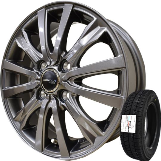 2025年製 ブリヂストン ブリザック WZ-1 155/65R14+シビラネクストW5