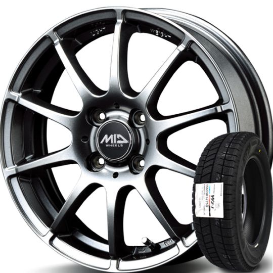 155/80 R 14 スタッドレス　25年　ホイール付き 155/80r14 スタッドレス 新品4本セット 商品一覧 - コニシタイヤ Yahoo