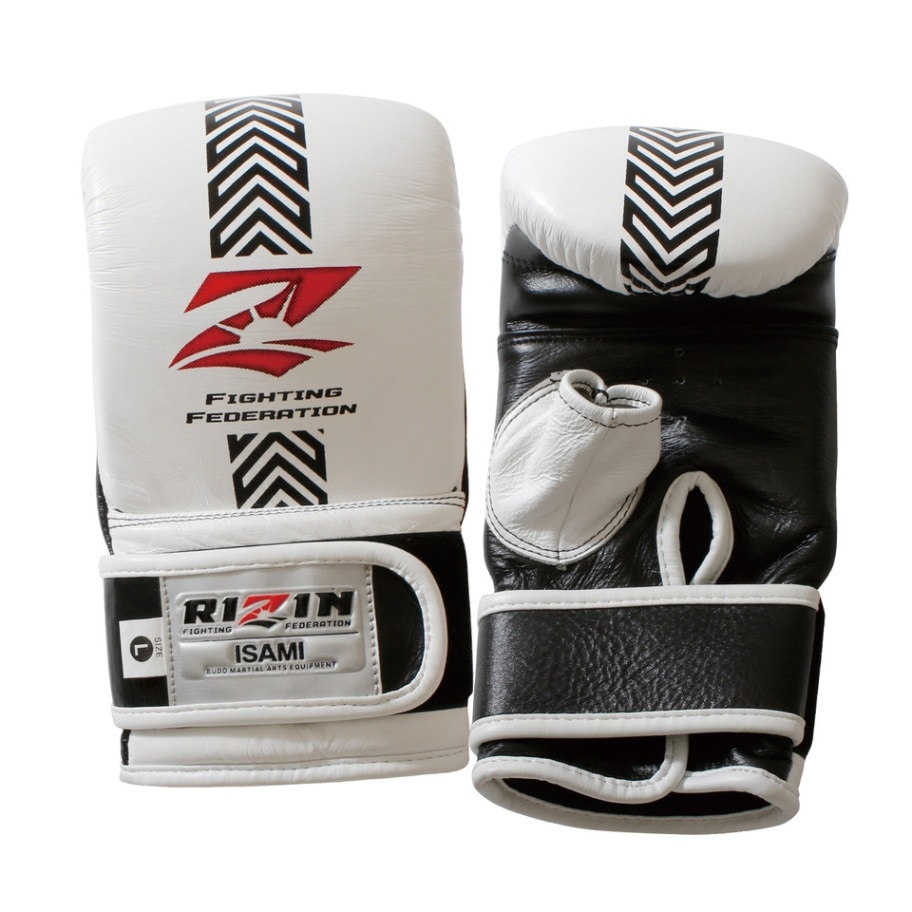 非売品　RIZIN ライジン　グローブ　新品送料込み　スポンサローゴ付き RIZIN公式試合用オープンフィンガーグローブ 【ISAMI・イサミ