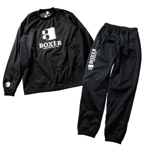 【MARINESS】サウナスーツライトトップス ボトムス セット ブラック L MARINESS】サウナスーツライトトップス ボトムス セット