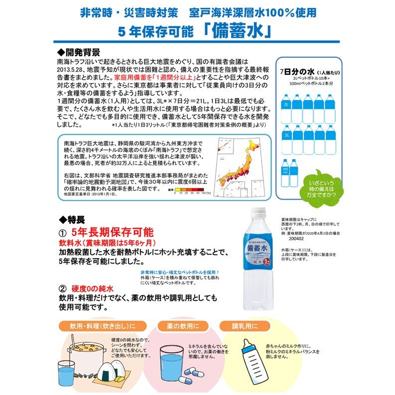 �����ټ���в١������ ���߿�500ml��24�ܡ�5ǯ��¸�� ���ͳ��ο��ؿ� �Ļ��ѥߥ륯�� ����ǽ������