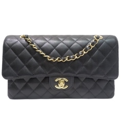 CHANEL (����ͥ�) ����å��å��ϥ�ɥХå� A01112 ���������Хå� �֥�å� G�������� ����ӥ� ���A