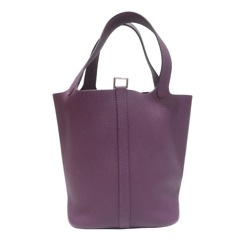 HERMES （エルメス) ピコタンMM ハンドバッグ トートバッグ アネモネ/SV金具 トリヨンクレマンス U刻印 未使用品