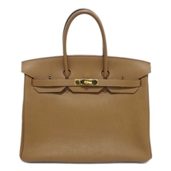 HERMES （エルメス) バーキン35 ハンドバッグ アルザン(G金具) トゴ □M刻印 ランクA