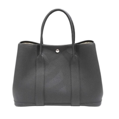 HERMES (エルメス) ガーデンパーティ36 トートバッグ ハンドバッグ ブラック ネゴンダ B刻印 未使用