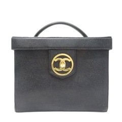CHANEL (����ͥ�) �������륳���ޡ��� 2way������ �ߥ顼�դ��Х˥ƥ��Хå� �ϥ�ɥХå� ���������Хå� �֥�å� ����ӥ������� ���A A123