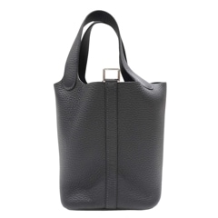 HERMES (エルメス) ピコタンPM ハンドバッグ トートバッグ キャバン/SV金具  トリヨン B刻印 未使用品