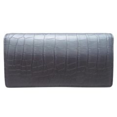 LOUIS VUITTON(�륤�����ȥ�) �ݥ�ȥե����桦�֥饶 ���� Ĺ���� ������å� ���������� �֥�å�/���졼 ������ ̤������