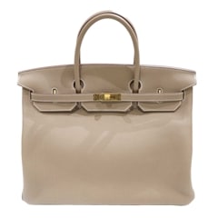 HERMES (エルメス) バーキン40 ハンドバッグ エトゥープ(G金具) トゴ B刻印 未使用品