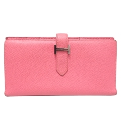HERMES (����᥹)  �٥��󥹥ե� ���� Ĺ���� ������å� ���������� �ԥ󥯷�/SV��� ���ץ��� T��� ���B A103