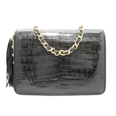 CHANEL (����ͥ�) �ե�󥸥������� ���������Хå� �֥�å� ������ ���A