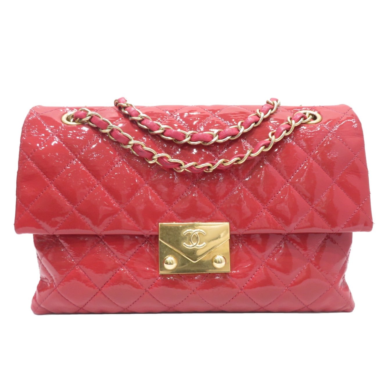 CHANEL(シャネル) チェーンショルダー ショルダーバッグ ピンク(G金具 