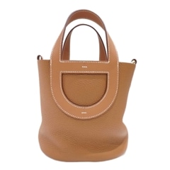HERMES (エルメス) インザループ18 ハンドバッグ トートバッグ ゴールド（G金具） トリヨン B刻印 未使用品
