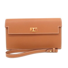HERMES(エルメス) ケリーポケットロング ヴォーマダム ゴールド/G金具 B刻(2023) 未使用　UE-368（上野店）