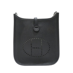 HERMES （エルメス) エヴリンTPM ショルダーバッグ ブラック SV金具 Z刻印 未使用