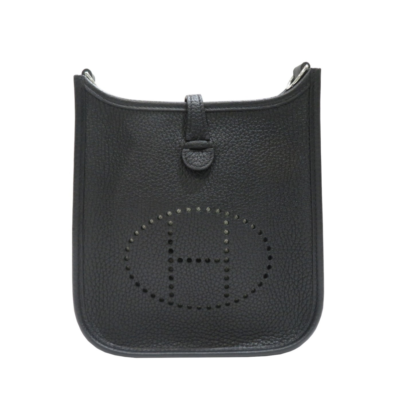 HERMES （エルメス) エヴリンTPM ショルダーバッグ ブラック SV金具 Z  