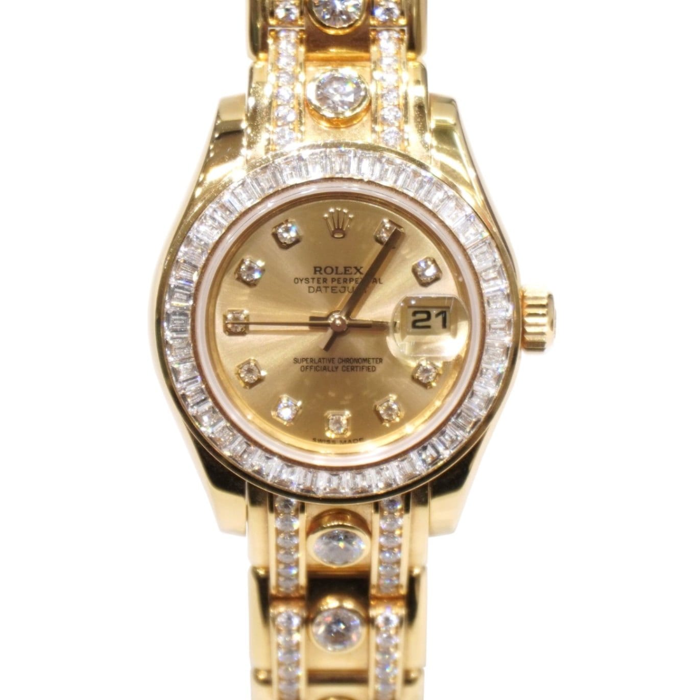 ROLEX (ロレックス) デイトジャスト29 パールマスター 腕時計 80308BR