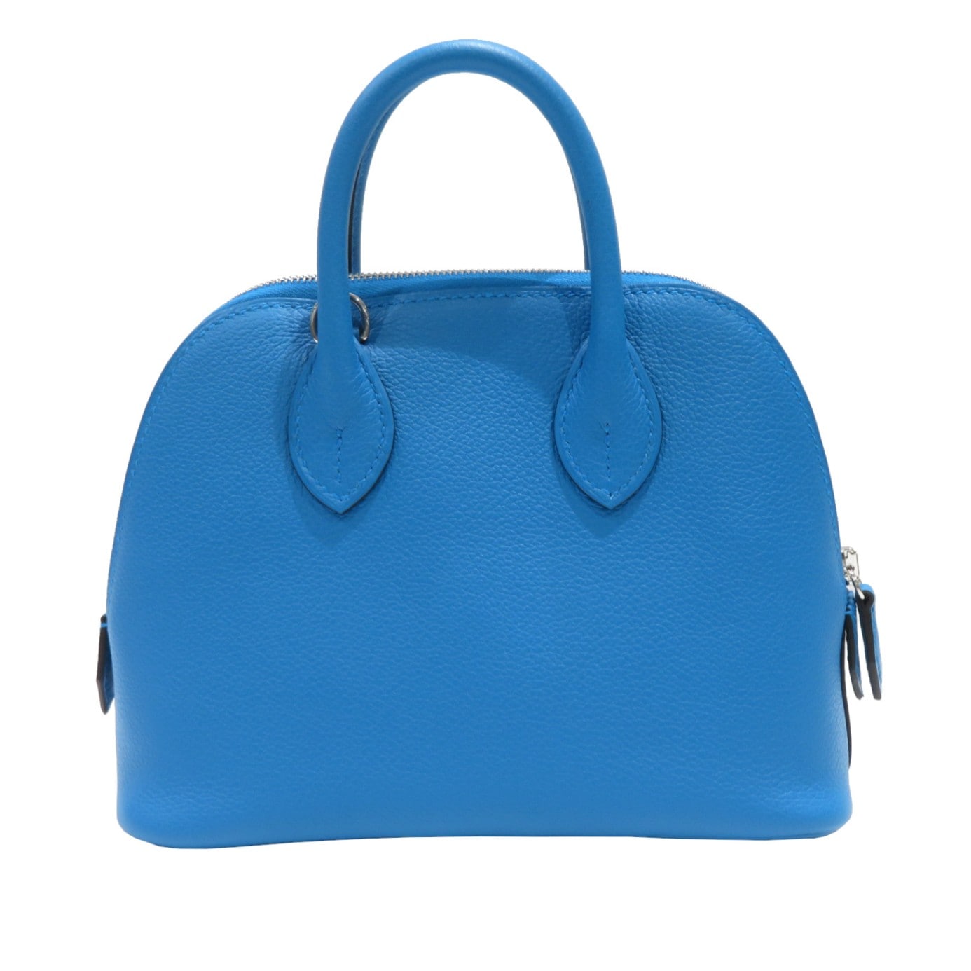 鮮やかなブルー◆【HERMES】ツーカラー ミニバッグ ボリード HERMES (エルメス) ボリードミニ ハンドバッグ ブルーザンジバル
