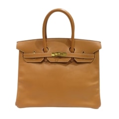 HERMES (エルメス) バーキン35 ハンドバッグ ナチュラル(G金具) アルデンヌ □Ｂ刻印 Aランク B28