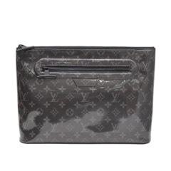 LOUIS VUITTON (�륤�����ȥ�) ��Υ���२����ץ� ���ʥ�륯��å��Хå� �ݥ����åȥ����⥹ M63373 ������ɥХå� �֥�å� �ӥˡ���/�쥶�� ̤���� A405