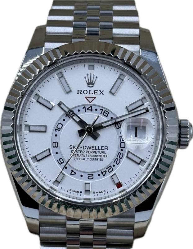 ROLEX�ʥ���å����˥������ɥ����顼 336934 �ۥ磻�� ̤���� ���ض�Ź CAT-100
