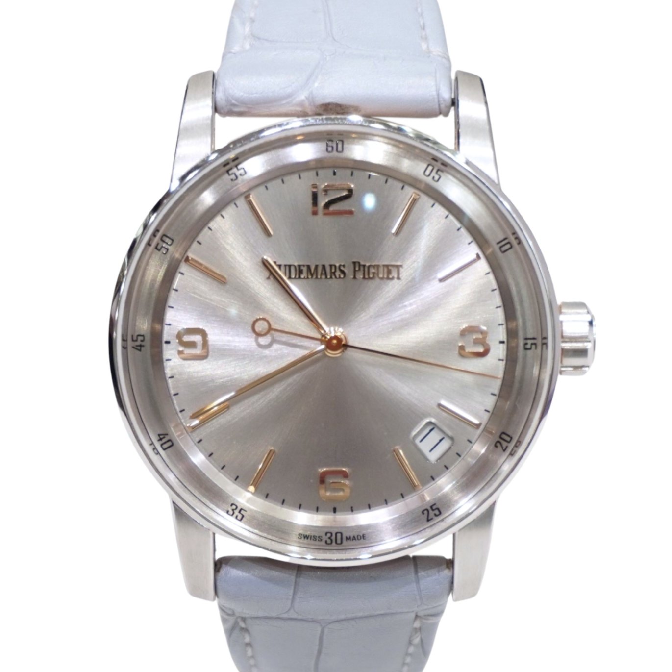 オーデマピゲ　CODE11.59シルバー　クロコベルト（ショート） オーデマピゲ・CODE 11.59』を唯一無二の存在に変貌【時計ベルト