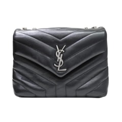 SAINT LAURENT(����������) ��륹�⡼��������󥷥������Хå� 494699 �֥�å�(SV���) �����֥��󥭥�ƥ��󥰥쥶�� ���A ���Ź