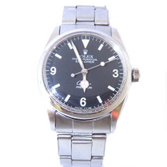 ROLEX（ロレックス）本体エアキング 5500 リベットブレス7205 クラスプ70年 14番(65-66年) 中古Ｂ本体のみ　UG-14（上野店）