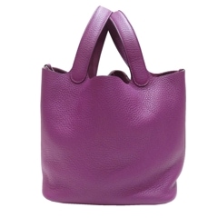 HERMES (エルメス) ピコタンMM ハンドバッグ アネモネ(SV金具) トリヨン Z刻印 Aランク D61 銀座店