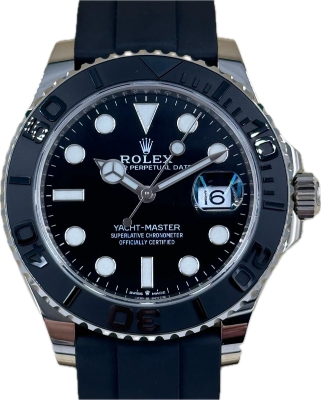 ROLEX(ロレックス)ヨットマスター42 226659 ブラック K18WG