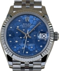 ROLEX (����å���) �ǥ��ȥ��㥹��31��278274 ���������֥롼 ����������ե������������ SS/WG ̤���� ���ض�Ź CAT-189