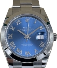 ROLEX (����å���) �ǥ��ȥ��㥹��41 126300 ���������֥롼 SS ̤������ ���ض�Ź CAT-209