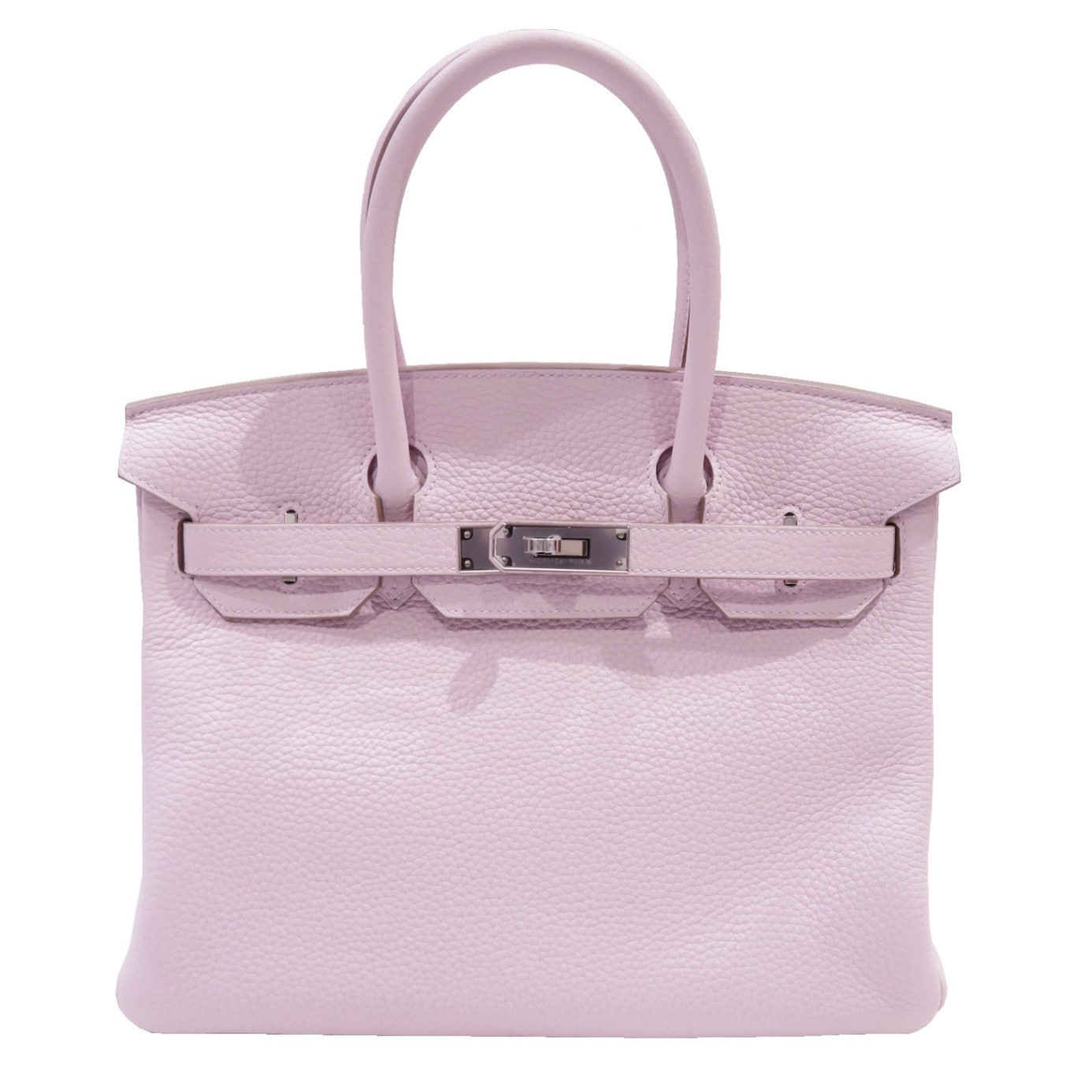 HERMES (エルメス) バーキン30 ハンドバッグ モーヴペール(SV金具 