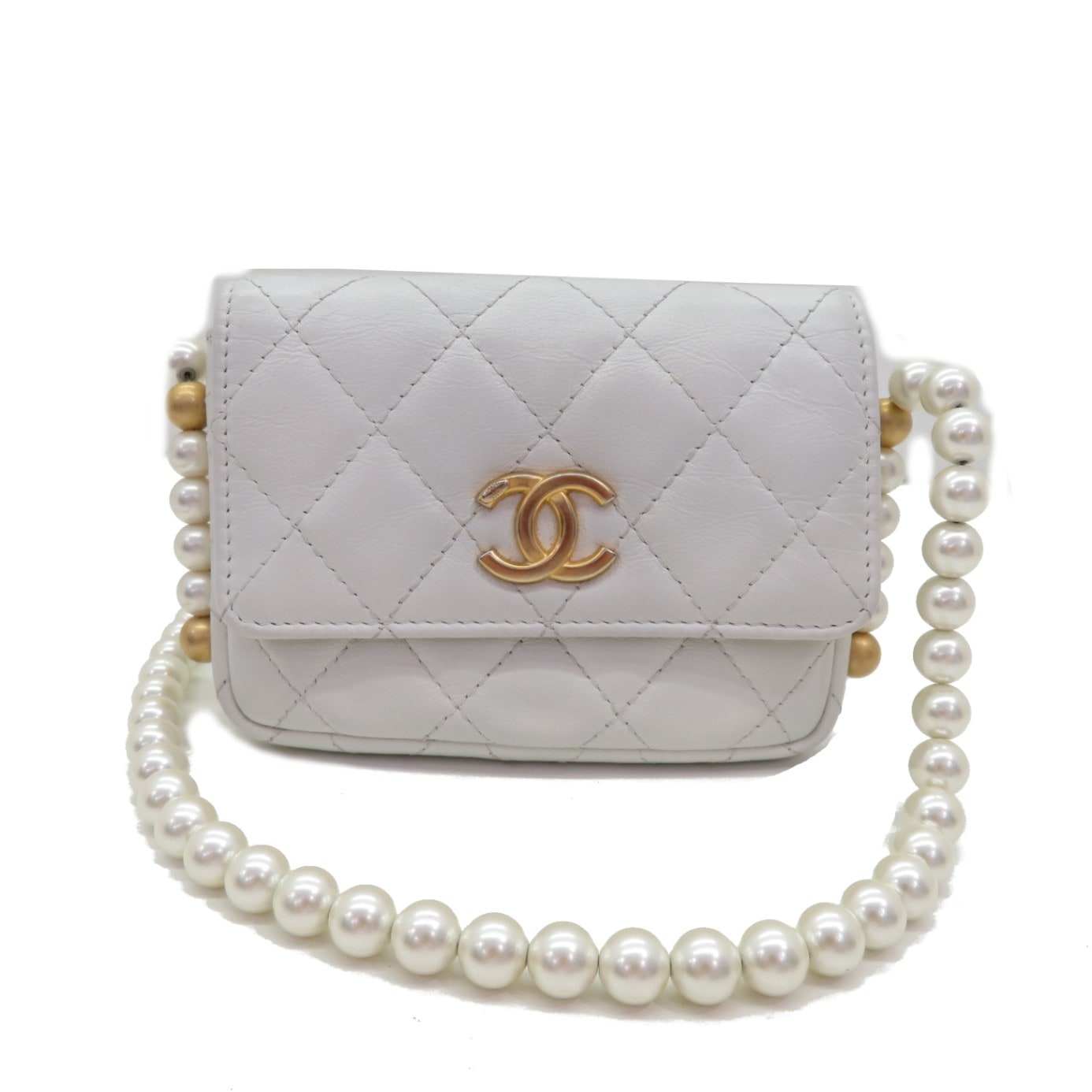 楽天市場】【シャネル】Chanel 22 ミニ シャイニークランプル